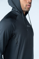 Reflo Aydar Recycled Performance Golf Hoodie - Black