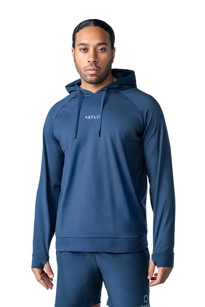 Reflo Aydar Recycled Performance Golf Hoodie - Navy