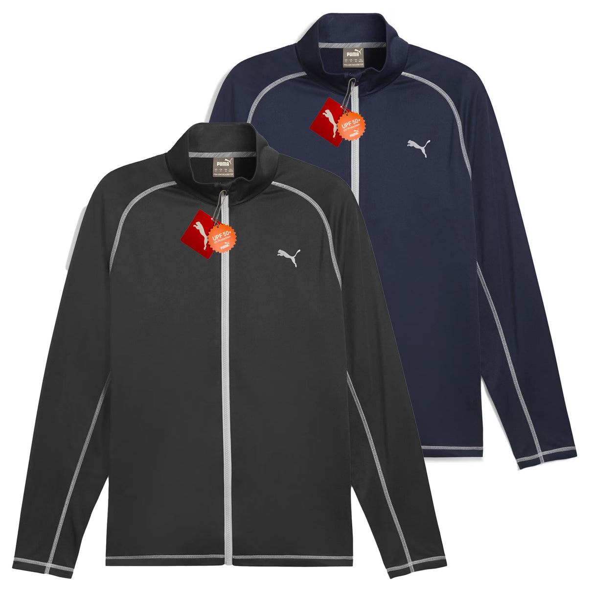 Puma Golf Fairway Full Zip Midlayer - 2 PACK - Black & Navy