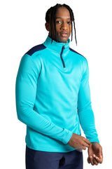 Reflo Barents 1/4 Zip Tech Golf Midlayer - Aqua