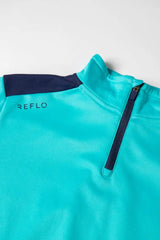 Reflo Barents 1/4 Zip Tech Golf Midlayer - Aqua