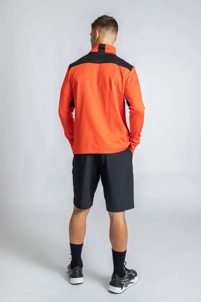 Reflo Barents 1/4 Zip Tech Golf Midlayer - Orange