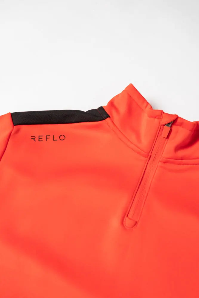 Reflo Barents 1/4 Zip Tech Golf Midlayer - Orange