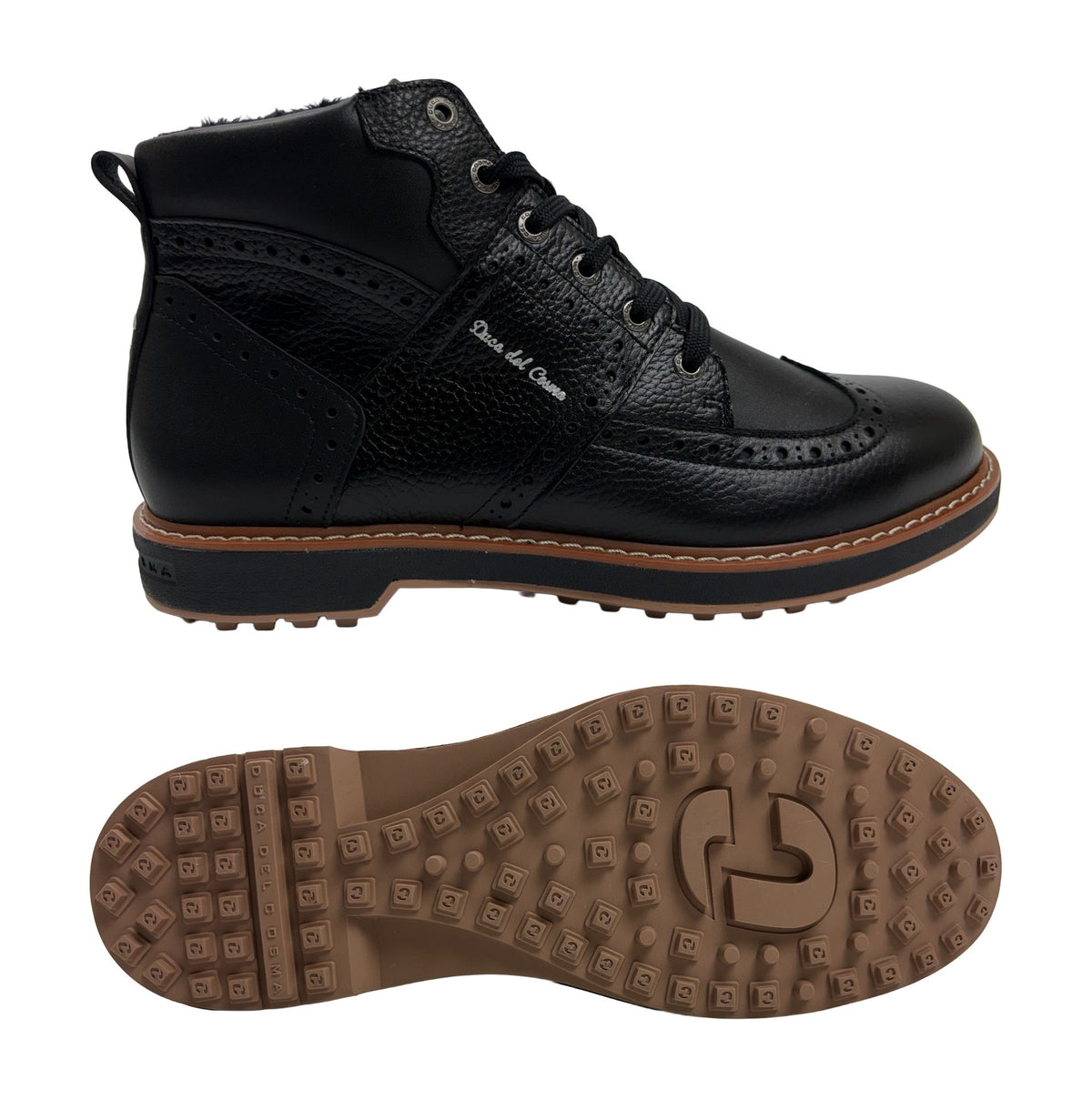 Duca Del Urbino Spikeless Winter Golf Boots Shoes - SAMPLE - Black