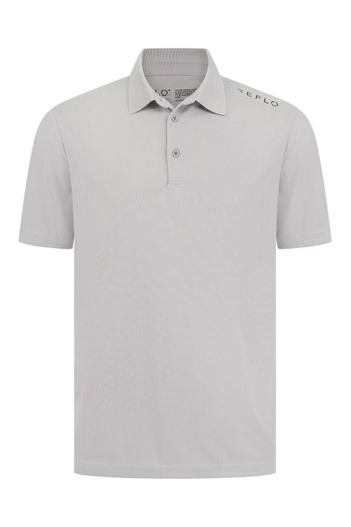 Reflo Plain Adriatic Golf Polo Shirt - Grey