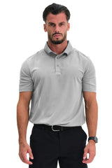 Reflo Plain Adriatic Golf Polo Shirt - Grey