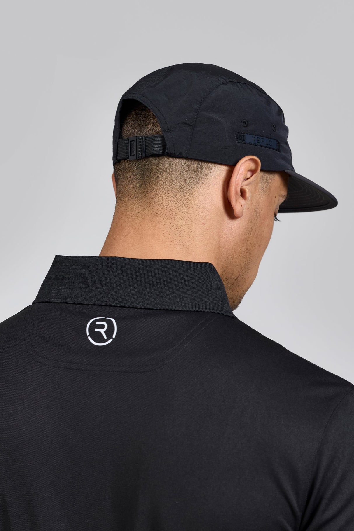 Reflo Bohai Recycled Performance Golf Polo Shirt - Black