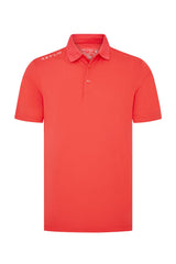 Reflo Bohai Recycled Performance Golf Polo Shirt - Coral Red
