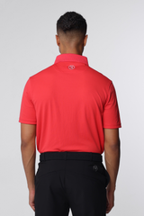Reflo Bohai Recycled Performance Golf Polo Shirt - Coral Red