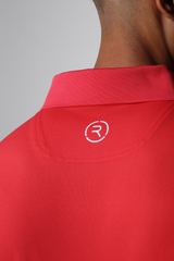 Reflo Bohai Recycled Performance Golf Polo Shirt - Coral Red