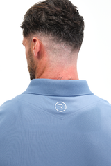 Reflo Bohai Recycled Performance Golf Polo Shirt - Coronet Blue