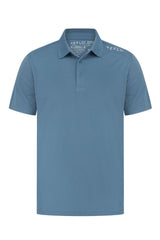 Reflo Bohai Recycled Performance Golf Polo Shirt - Coronet Blue