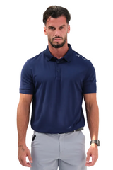 Reflo Bohai Recycled Performance Golf Polo Shirt - Medieval Blue