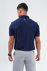 Reflo Bohai Recycled Performance Golf Polo Shirt - Medieval Blue