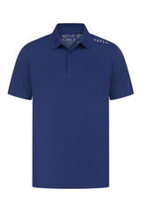 Reflo Bohai Recycled Performance Golf Polo Shirt - Medieval Blue