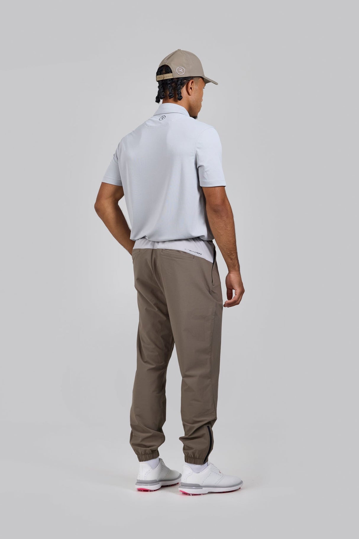 Reflo Bohai Recycled Performance Golf Polo Shirt - Rock Grey