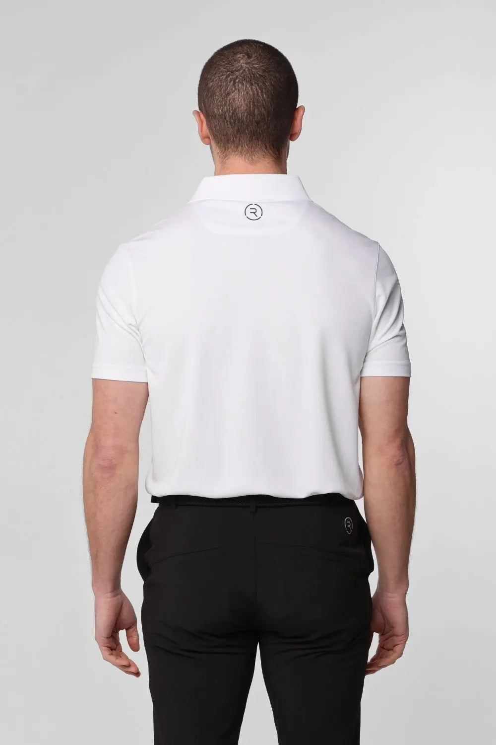 Reflo Bohai Recycled Performance Golf Polo Shirt - White