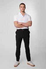Reflo Bohai Recycled Performance Golf Polo Shirt - White