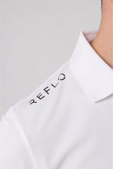Reflo Bohai Recycled Performance Golf Polo Shirt - White
