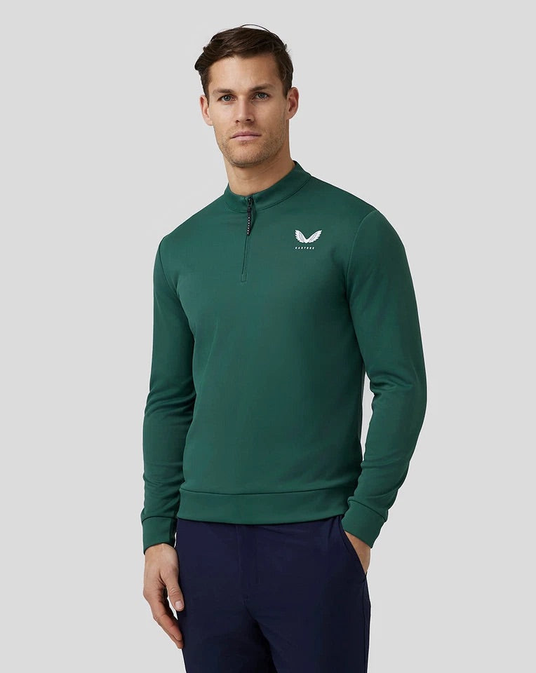 Castore Golf Classic 1/4 Zip Pullover - Pine Green