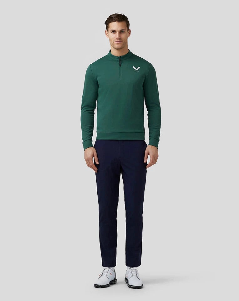 Castore Golf Classic 1/4 Zip Pullover - Pine Green