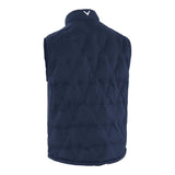 Callaway Chev Quilted Swing Tech Full Zip Golf Vest - Navy