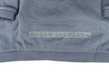 Oscar Jacobson Longton 1/4 Zip Waffle Tech Fleece Pullover - China Blue