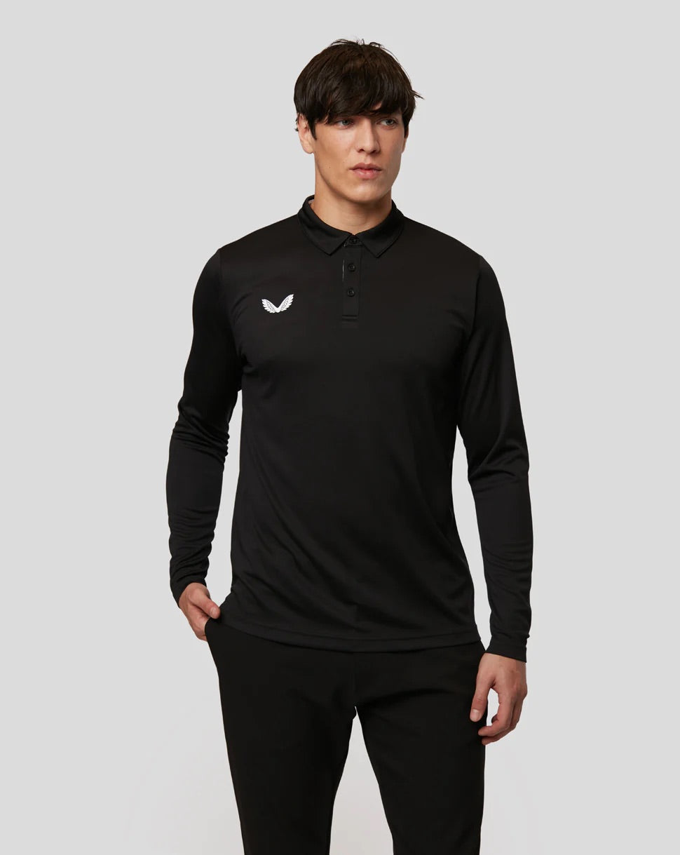 Castore Performance Golf Polo Shirt - Long Sleeve - Recycled Polyester