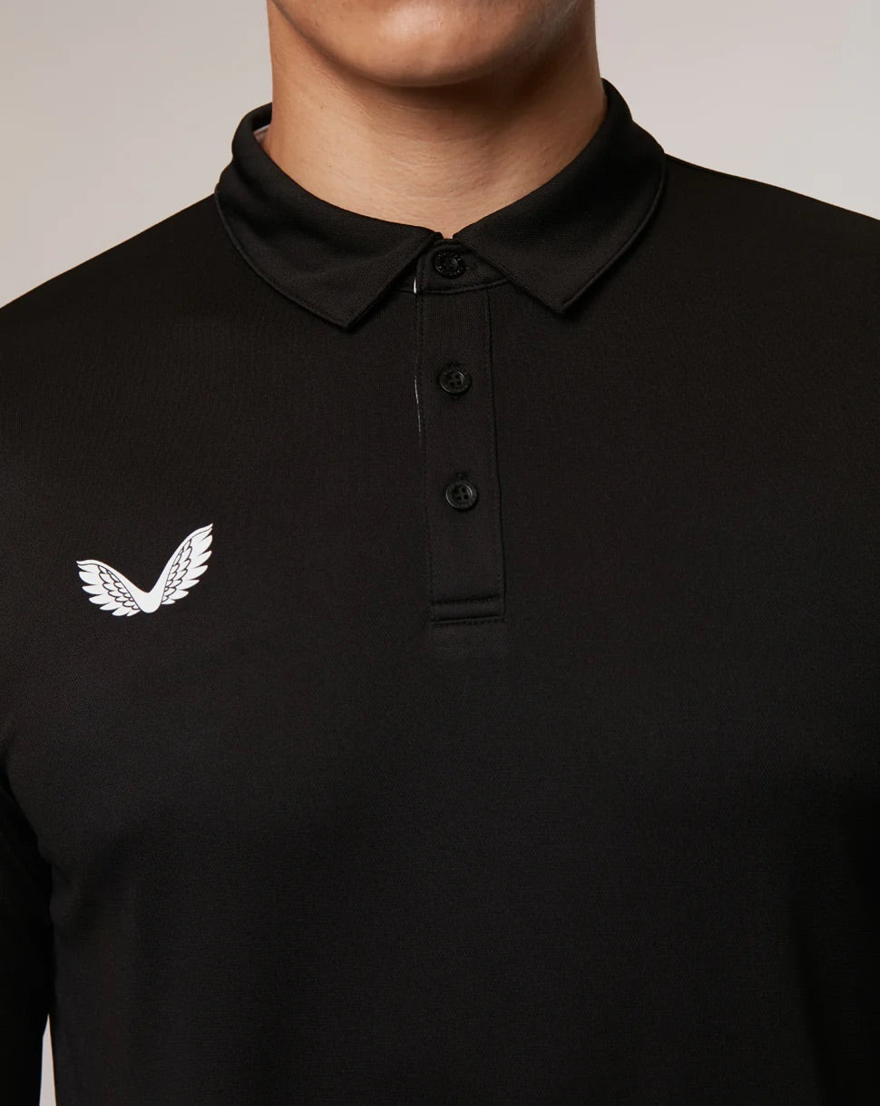 Castore Performance Golf Polo Shirt - Long Sleeve - Recycled Polyester