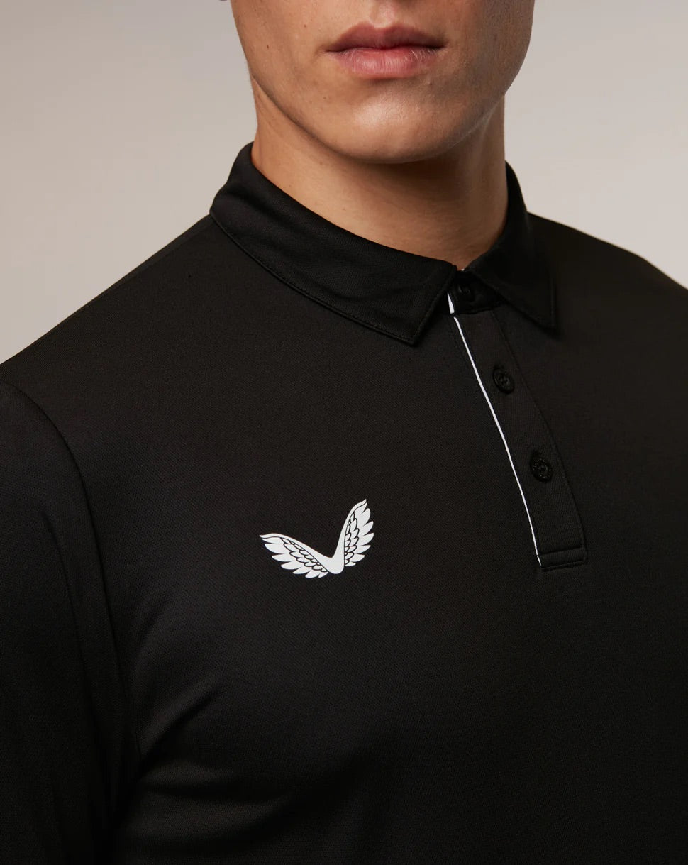 Castore Performance Golf Polo Shirt - Long Sleeve - Recycled Polyester