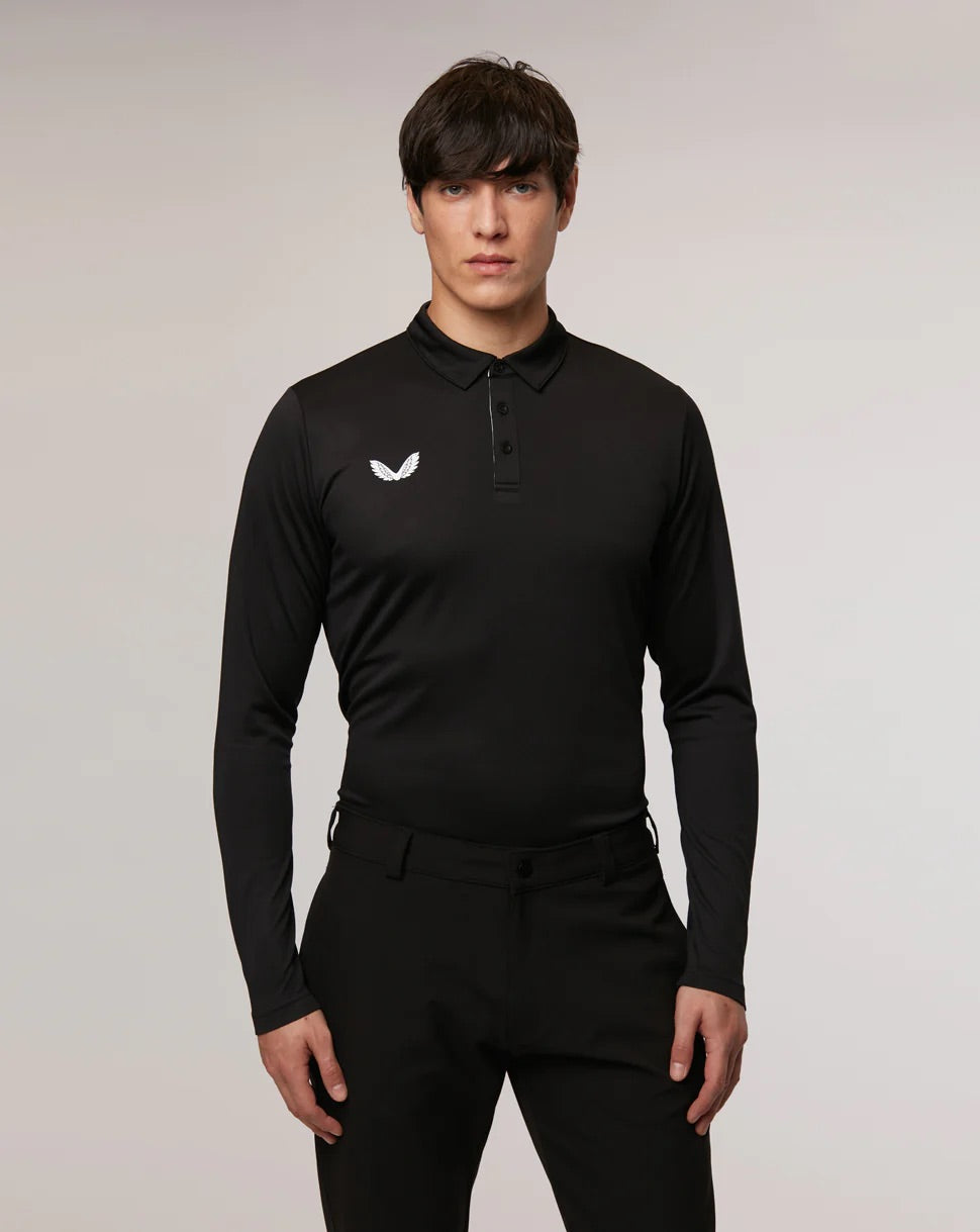 Castore Performance Golf Polo Shirt - Long Sleeve - Recycled Polyester