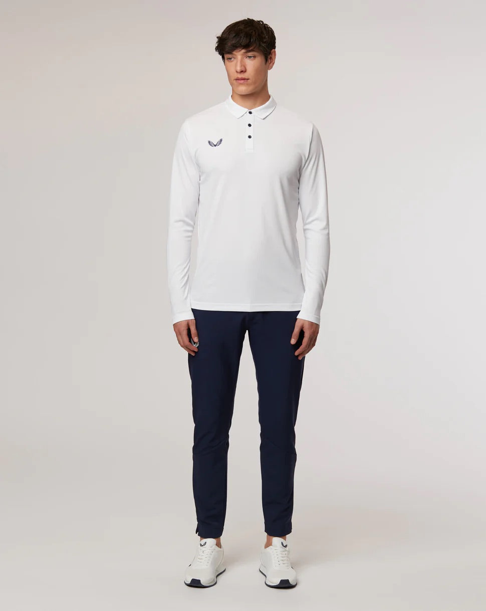 Castore Performance Golf Polo Shirt - Long Sleeve - Recycled Polyester