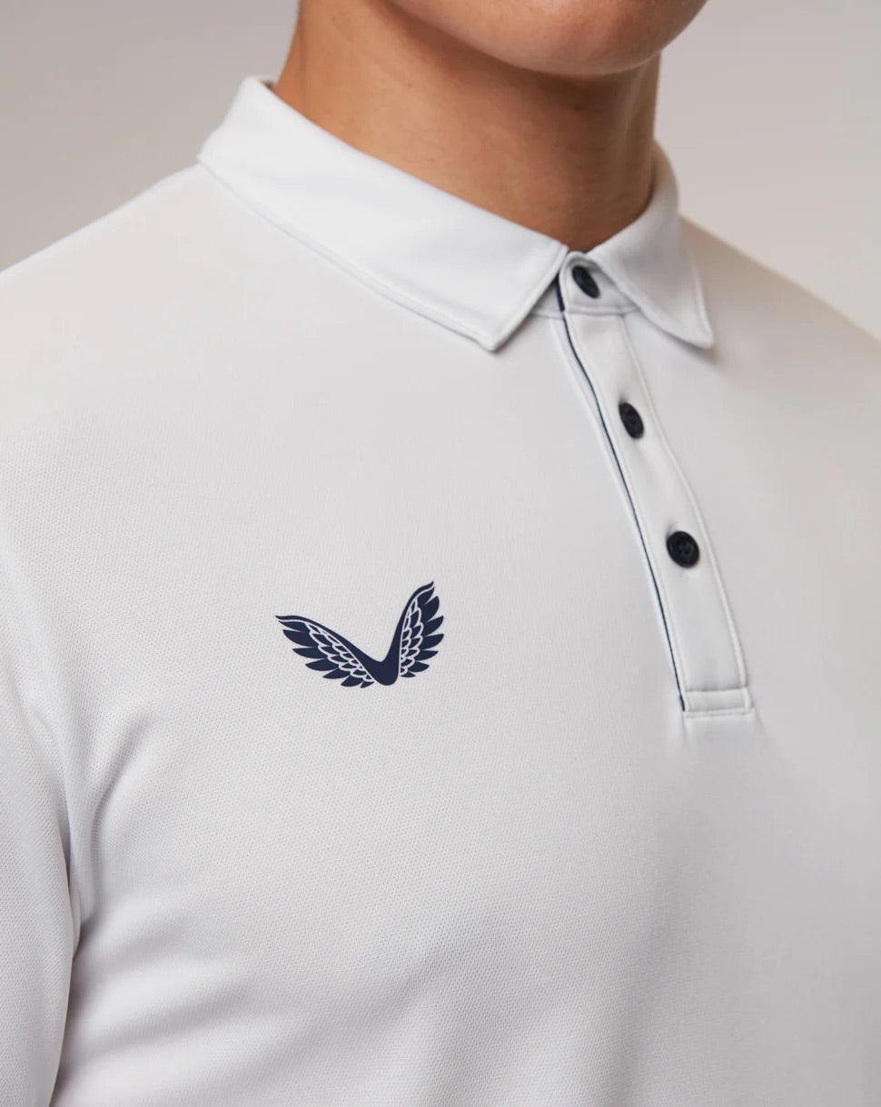 Castore Performance Golf Polo Shirt - Long Sleeve - Recycled Polyester