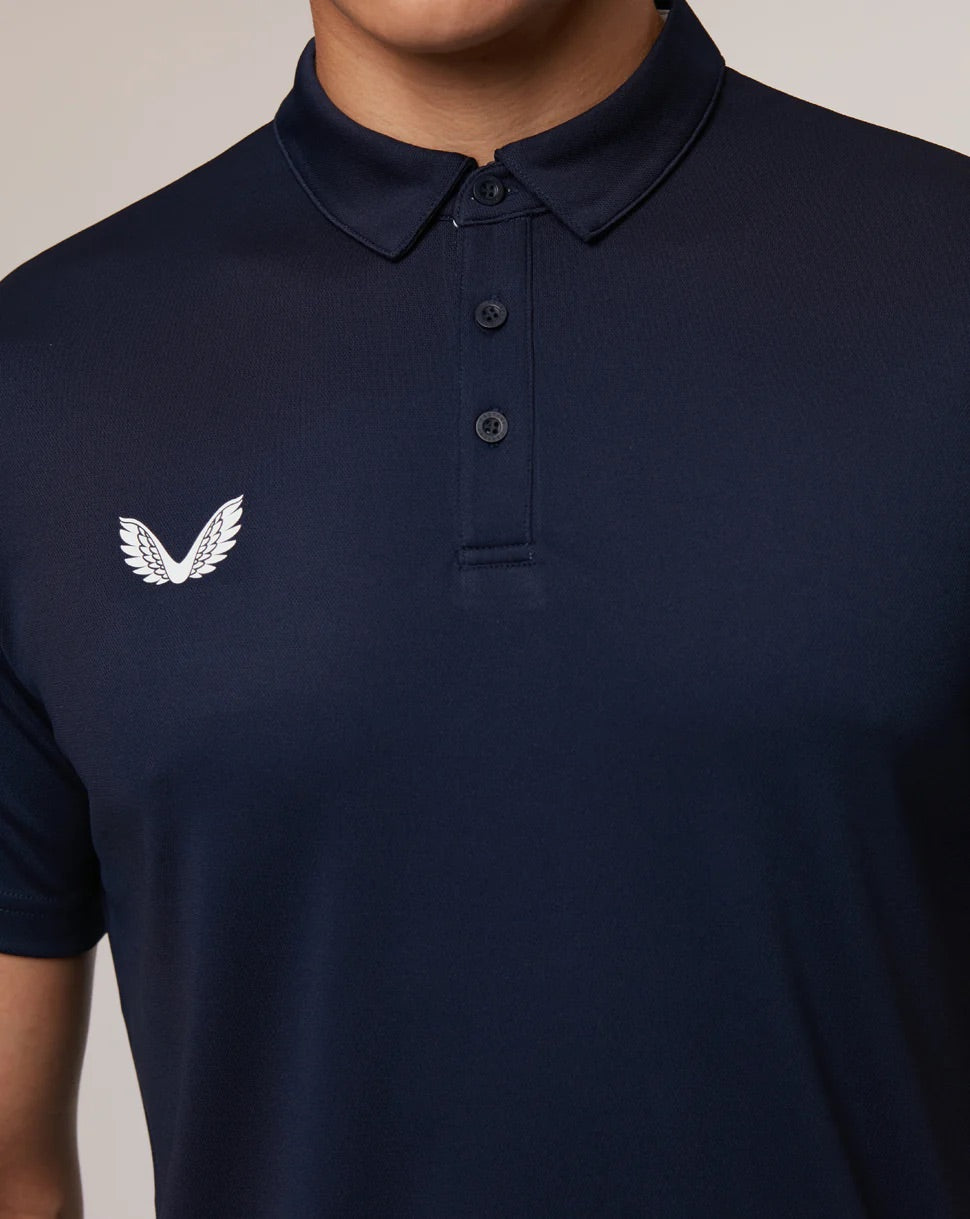 Castore Performance Golf Polo Shirt - Recycled Polyester - Navy