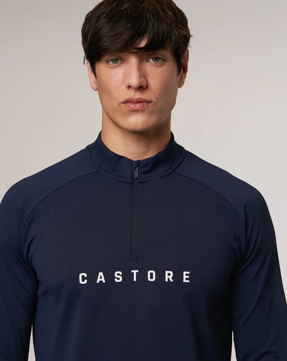 Castore Golf Vita 1/4 Zip Mid Layer - Peacoat Navy
