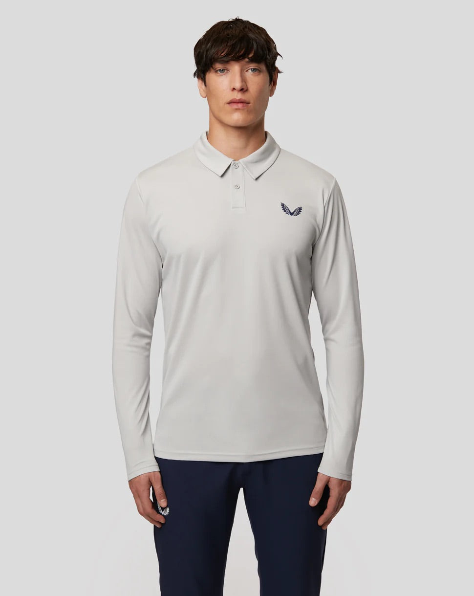 Castore Tota Performance Long Sleeve Polo Shirt