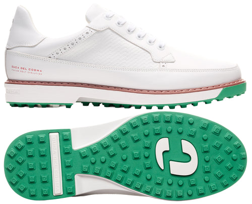 Duca Del Cosma Davinci Leggero Spikeless Golf Shoes - SAMPLE - White