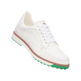 Duca Del Cosma Davinci Leggero Premium Spikeless Golf Shoes - White - Handmade in 🇵🇹