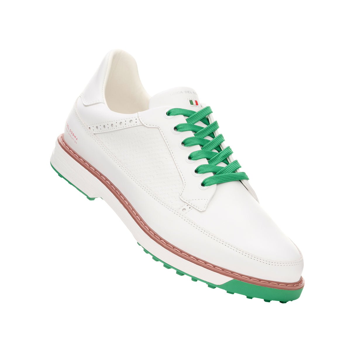 Duca Del Cosma Davinci Leggero Premium Spikeless Golf Shoes - White - Handmade in 🇵🇹
