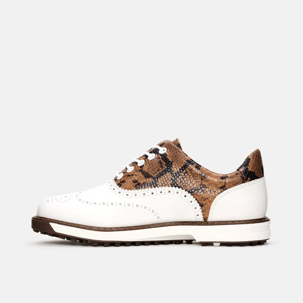 Duca Del Cosma Dandy Leggero Golf Shoes - SAMPLE - White / Snake