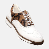 Duca Del Cosma Dandy Leggero Golf Shoes - SAMPLE - White / Snake