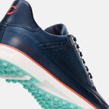 Duca Del Cosma Davinci Leggero Spikeless Golf Shoes - SAMPLE - Navy / Aqua