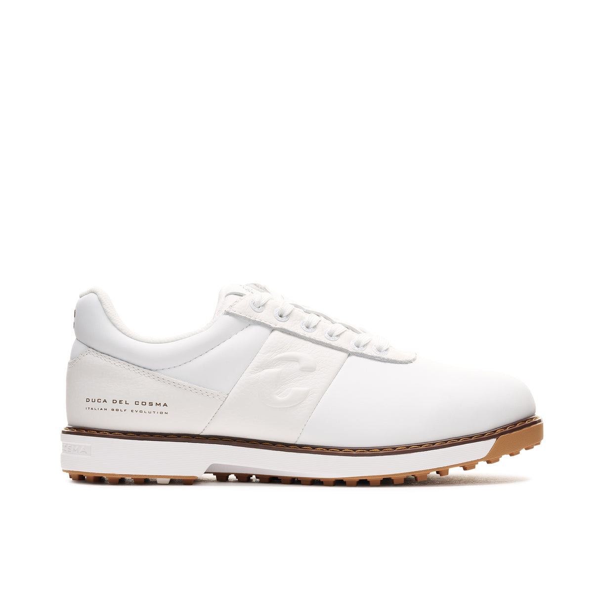 Duca Del Cosma Bosco Premium Spikeless Golf Shoes - White