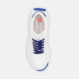 Duca Del Cosma Varano Premium Spikeless Golf Shoes - White / Blue - Handmade in 🇵🇹
