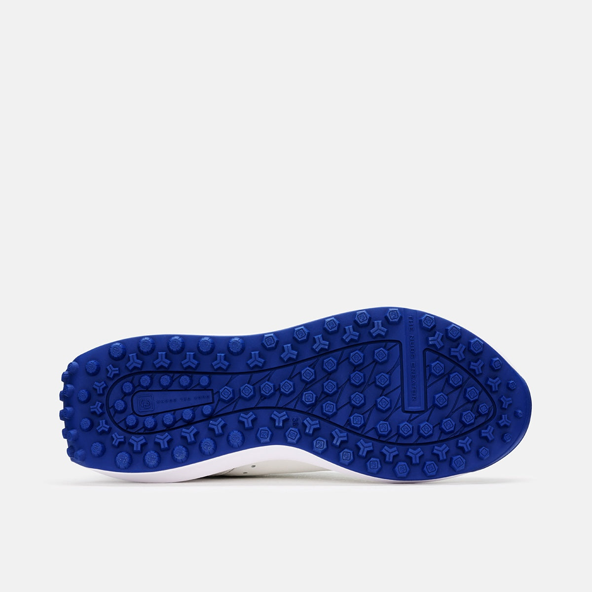 Duca Del Cosma Varano Premium Spikeless Golf Shoes - White / Blue - Handmade in 🇵🇹