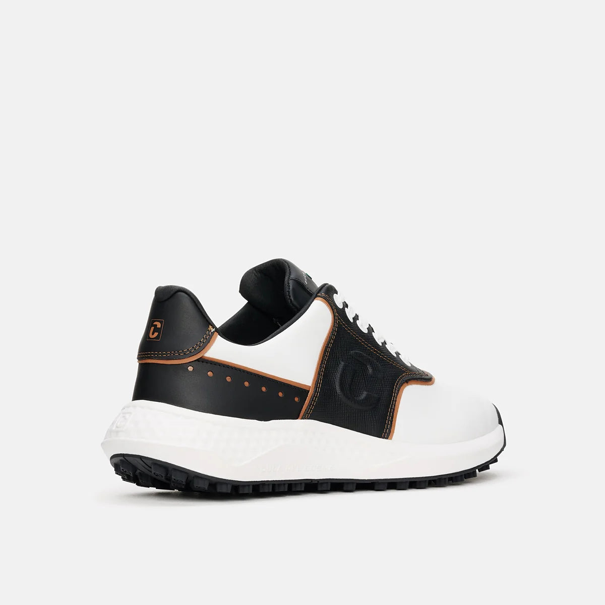 Duca Del Cosma Positano Elite Spikeless Golf Shoes - SAMPLE - White / Black