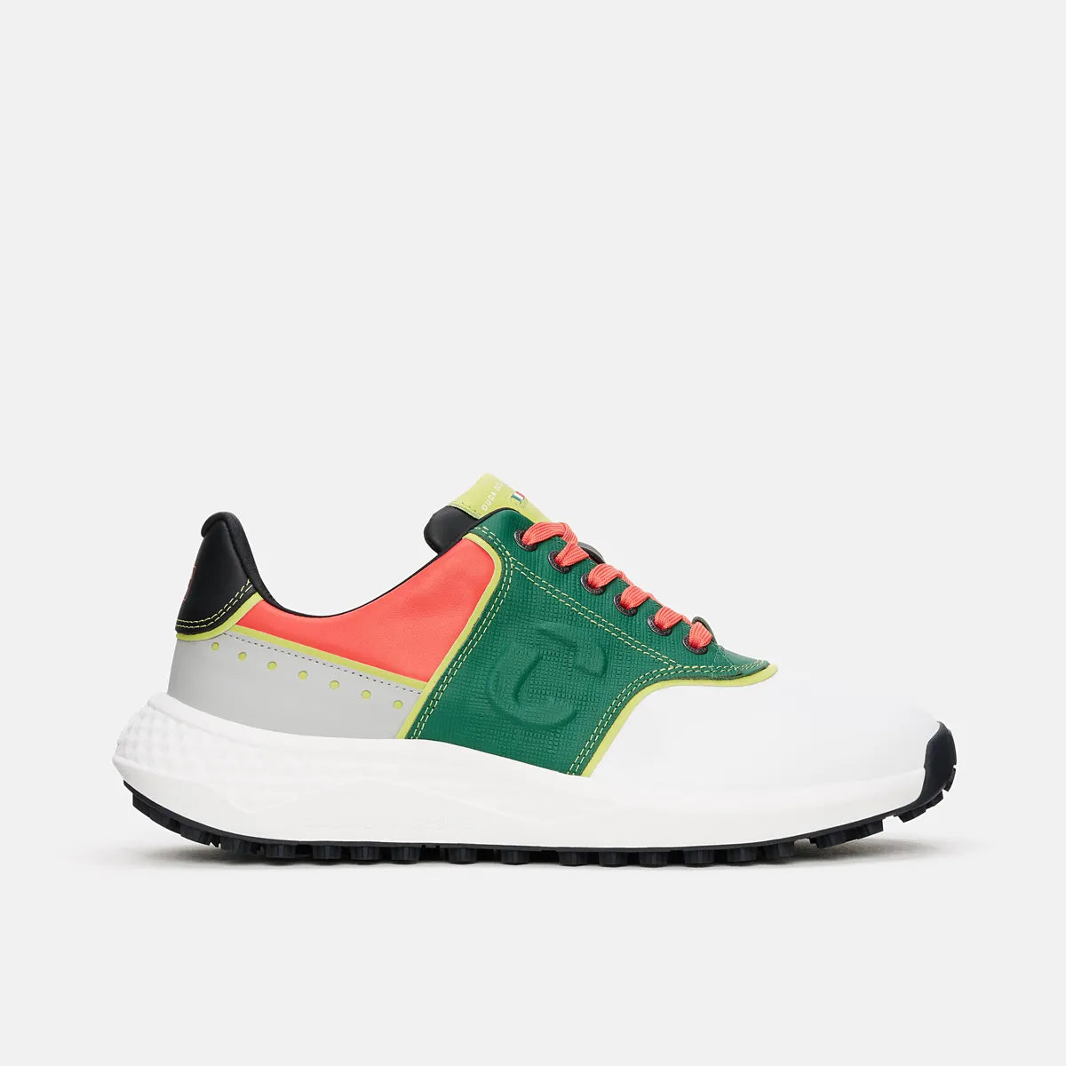Duca Del Cosma Positano Elite Spikeless Golf Shoes - SAMPLE - White / Green
