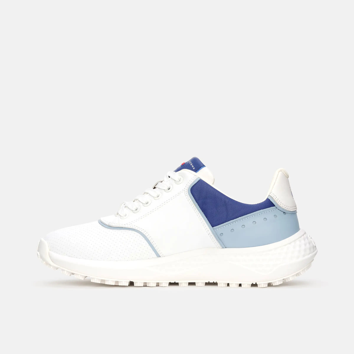 Duca Del Cosma Positano Elite Spikeless Golf Shoes - SAMPLE - White / Blue