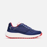 Duca Del Cosma Genova Spikeless Golf Shoes - SAMPLE - Navy / Red