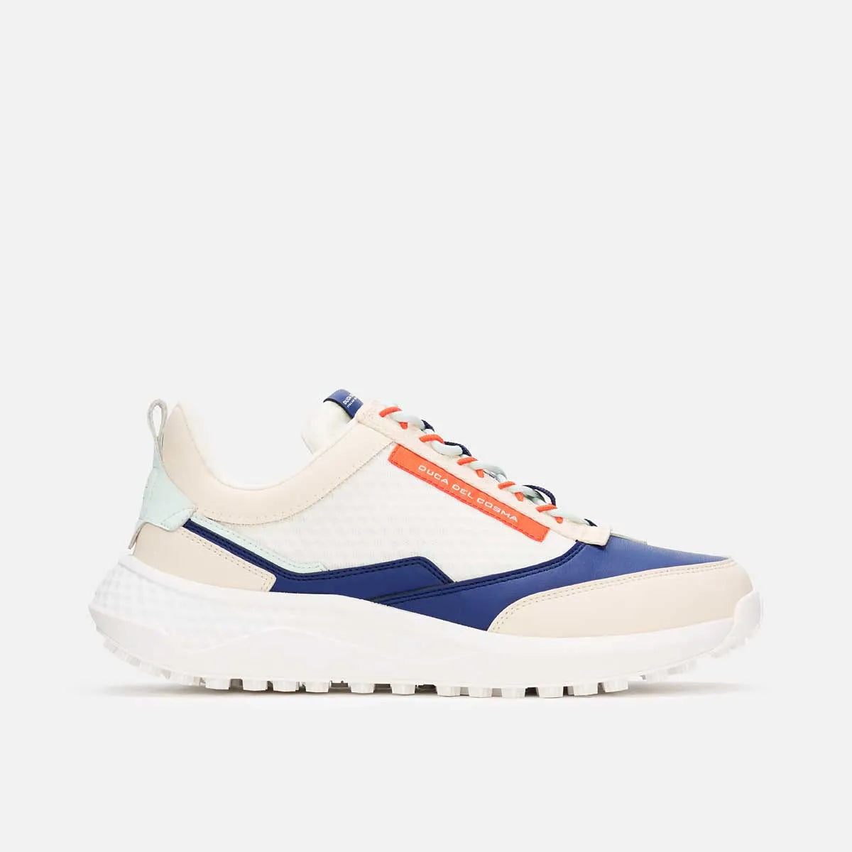 Duca Del Cosma Foro Spikeless Golf Shoes - SAMPLE - White / Blue